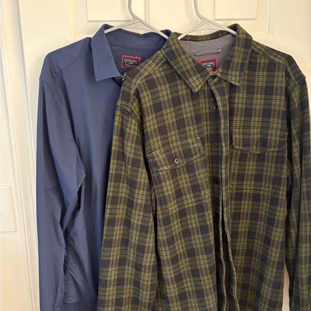 UNTUCKit Men’s Shirts Large